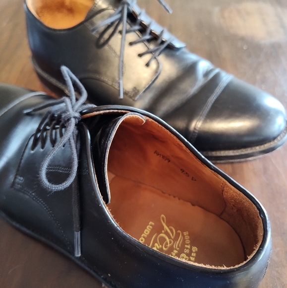 Men's J Crew Black Leather Dress Shoes - Picture 4 of 6